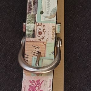 EUC Vintage Paris Themed Belt